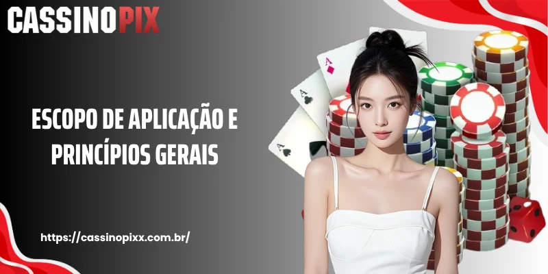 Escopo de aplicação e princípios gerais