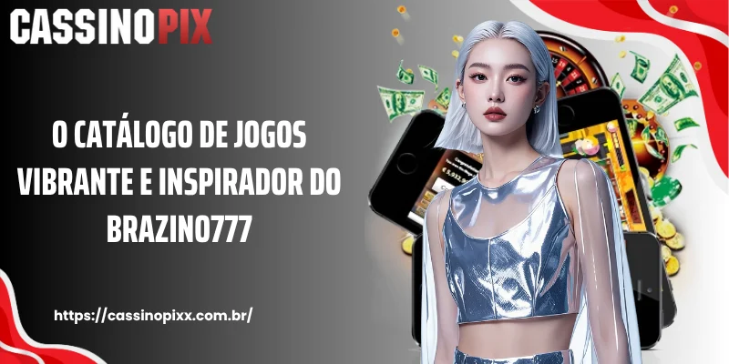 O catálogo de jogos vibrante e inspirador do Brazino777