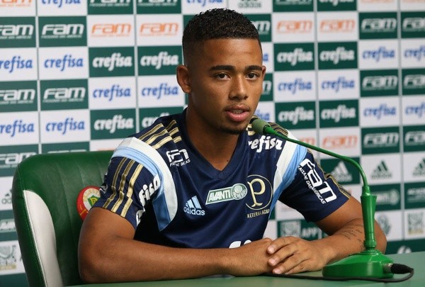 (Foto: Cesar Greco / Palmeiras) Gabriel Jesus irá render bolada ao Palmeiras