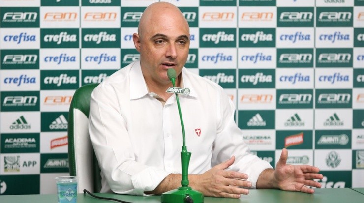 Galiotte aprovou a sua gestão no Palmeiras e parabenizou também os dirigentes de Flamengo, Athletico Paranaense e RB Bragantino. Foto: César Greco