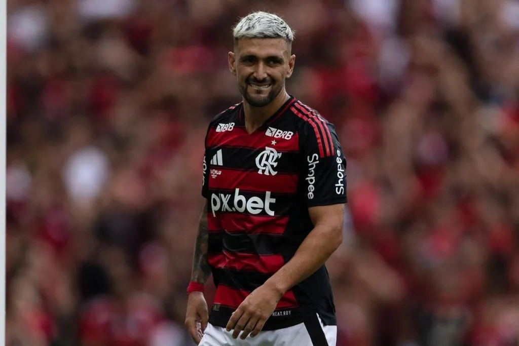 Artilheiro do Brasileirão, Arrascaeta tem quatro gols marcados. Foto: ZUMA Press, Inc / Alamy Live News