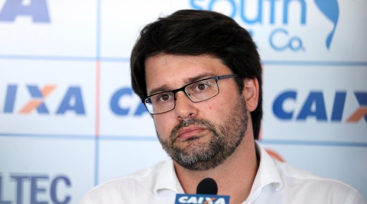 Bellintani planeja aumentar a proposta salarial de Marinho para convencer o atacante jogar no Bahia. Foto: Felipe Oliveira/ Bahia