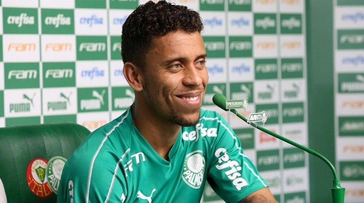 Marcos Rocha renovou com o Palmeiras até 2023. Foto: César Greco/ Palmeiras
