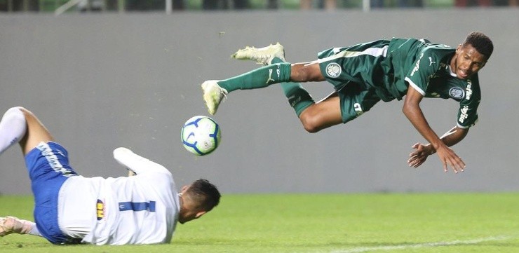 Wesley voltou a treinar com o elenco do Palmeiras. Foto: César Greco/ Palmeiras