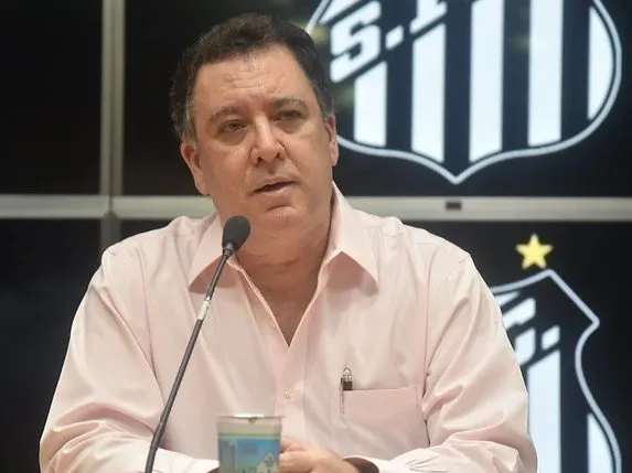 Candidato à presidência do Santos, Marcelo Teixeira
