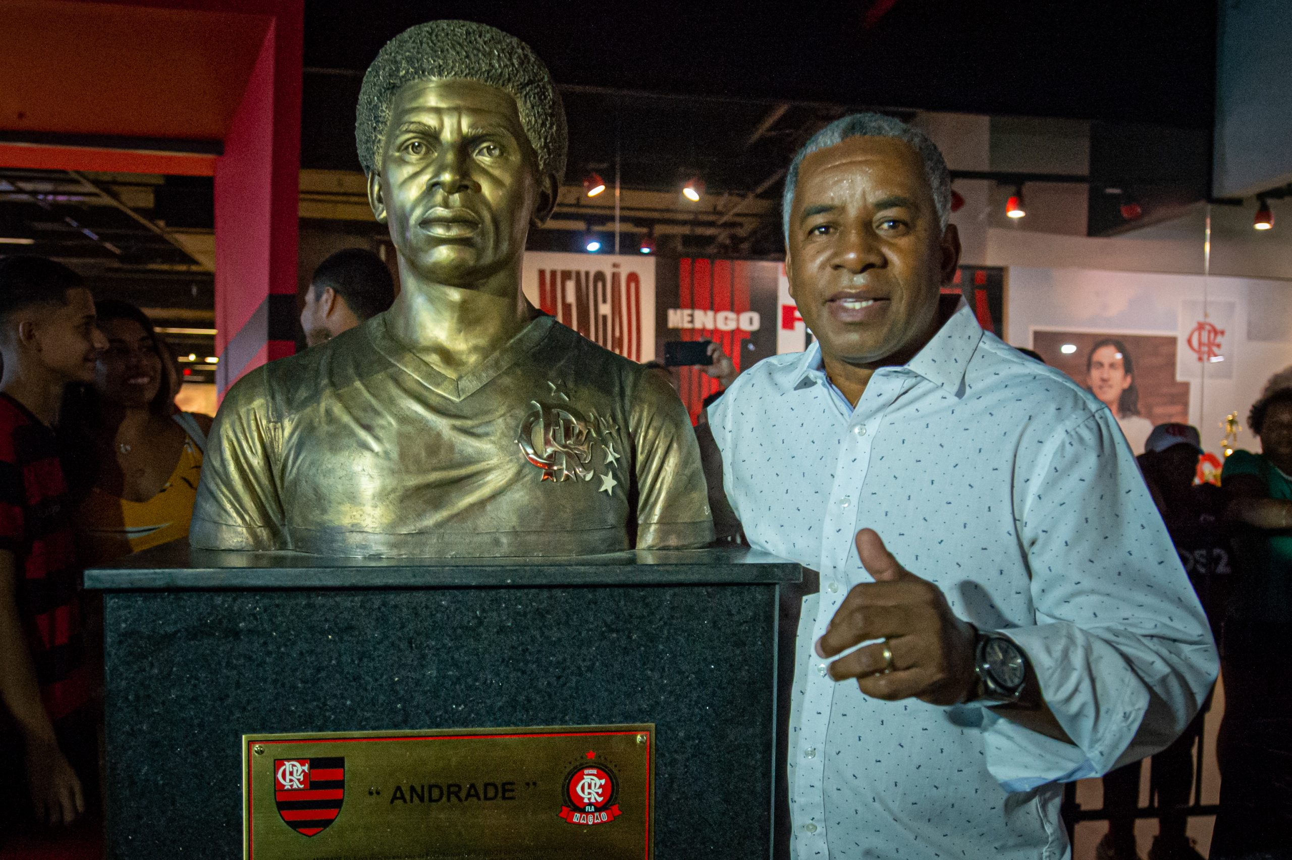 Flickr Oficial do time: Paula Reis/Flickr Oficial Flamengo – Andrade confessou curtir o trabalho de Abel Ferreira no Palmeiras