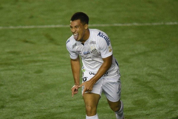 Foto: Ivan Storti/Santos FC – Marcos Leonardo é um dos maiores valores do Santos, marcou três gols no Brasileiro, mas irritou Dracena