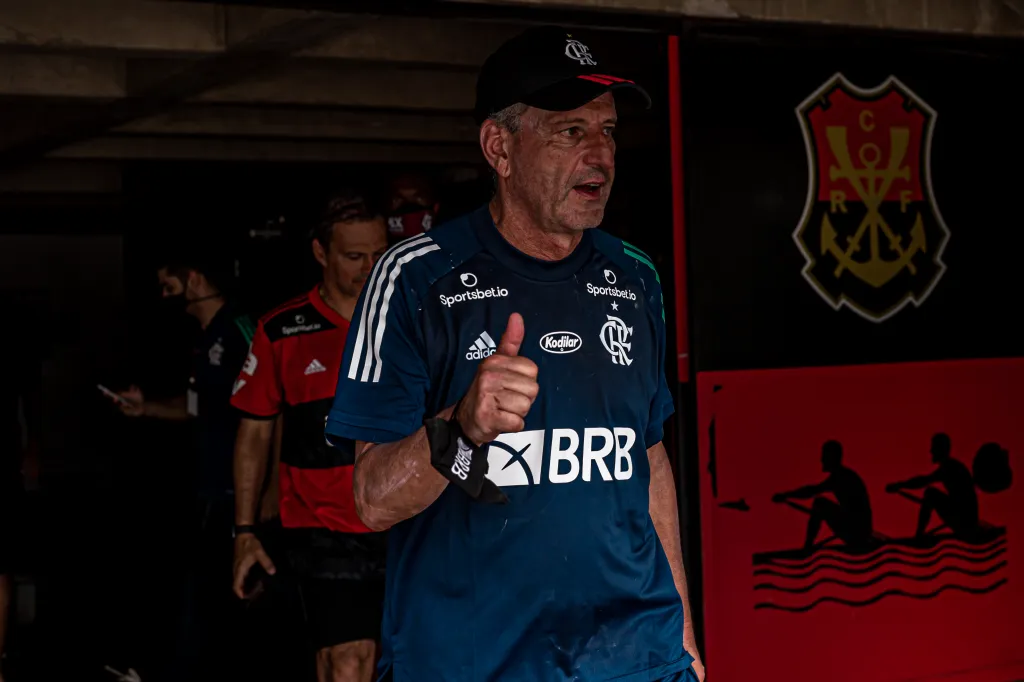 Foto: Paula Reis / Flamengo – Rodolfo Landim é contra a grama sintética no Flamengo