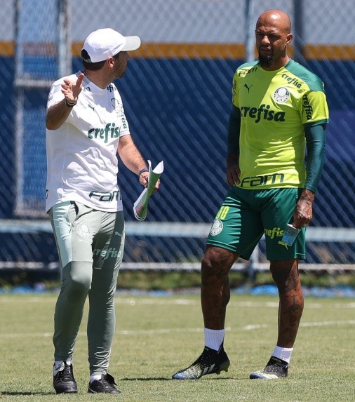 Foto: Cesar Greco – Abel garantiu que Melo jogará a final da Libertadores