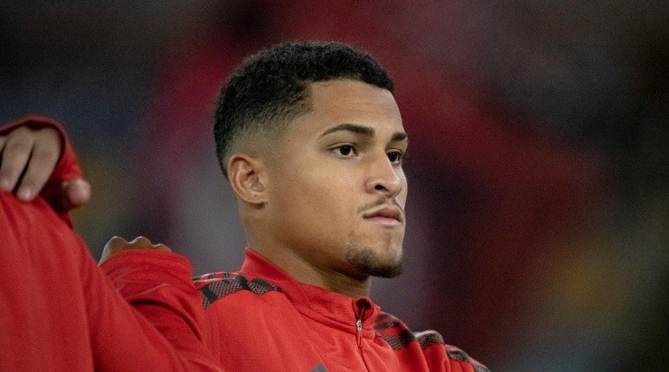 João Gomes revelou que sonha em jogar no Liverpool, da Inglaterra. Foto: Alexandre Vidal/ Flamengo
