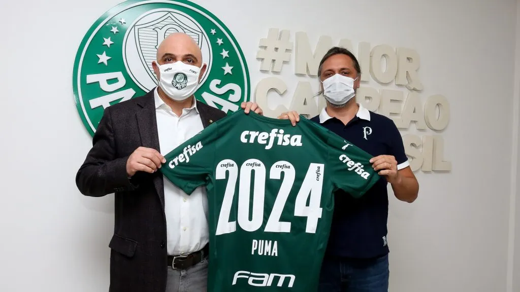 Foto: Fabio Menotti – Atual contrato da Puma com o Palmeiras expira em dezembro de 2024 e prevê exclusividade do Verdão com a marca no Brasil