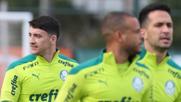Foto: César Greco / Ag. Palmeiras – Piquerez chegou aos Emirados Árabes no fim de semana e pode atuar contra o Al-Ahly, tudo depende de Abel