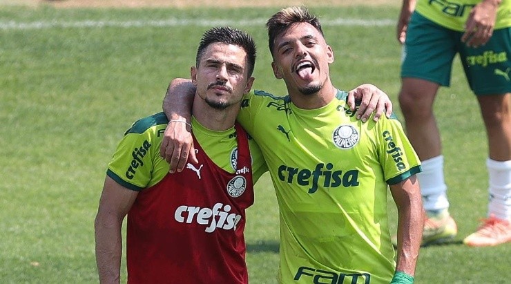 Foto: Cesar Greco – Em entrevista, Menino admitiu que Bigode, hoje no Fluminense, ajudou a passar pelo pior momento no Palmeiras