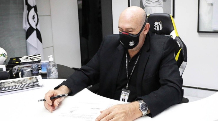 Andrés Rueda quer renovar com Marcos Leonardo. Foto: Ivan Storti