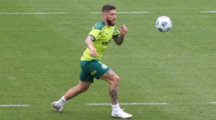 Zé Rafael quer acumular gordura no Brasileirão para o time não sofrer na reta final. Foto: César Greco/ Palmeiras