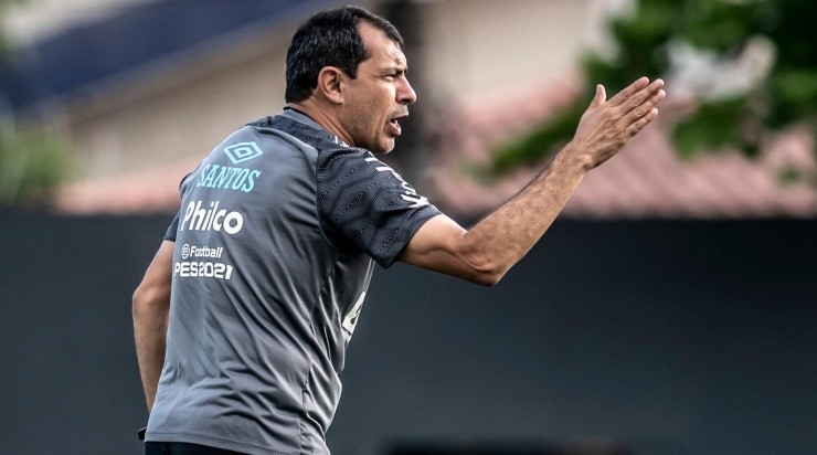 Com a derrota para o Mirassol por 3 a 2, Carille ficou ainda maispressionado no Santos. Foto: Ivan Storti/ Santos