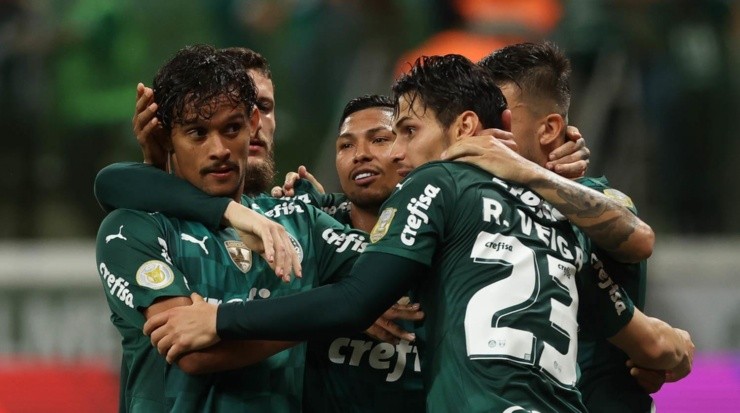 O Palmeiras venceu o Atlético Goianiense por 4 a 0 no Allianz Parque. Foto: César Greco/ Palmeiras