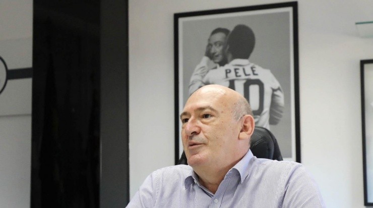 Rueda quer um novo técnico para o Santos e Lisca é o favorito para assumir o cargo. Foto: Ivan Storti/ Santos