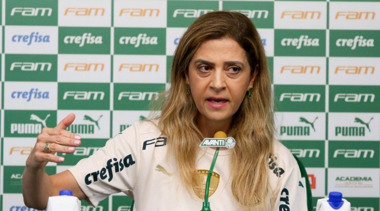 Lelila Pereira explicou o porque antecipou as receitas do Palmeiras. Foto: César Greco/ Palmeiras