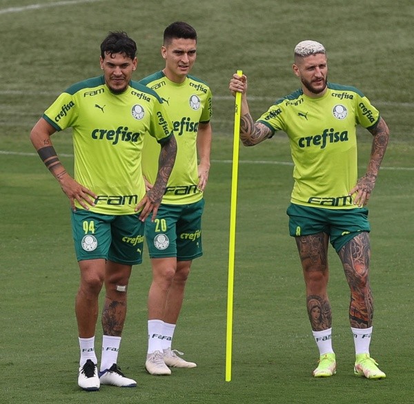 Foto: Cesar Greco – Gomez, Atuesta e Zé Rafael devem estar na lista final do Palmeiras para o Mundial