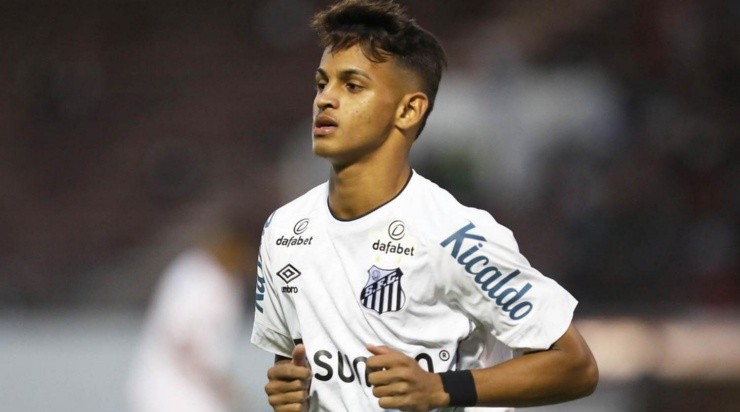 Foto: Pedro Ernesto Guerra Azevedo/Santos FC/Divulgação - Patati: destaque do Peixe na Copinha