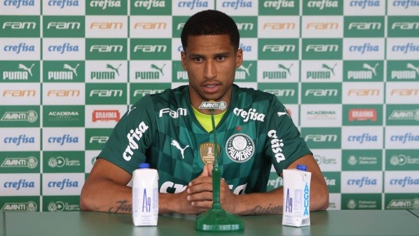Foto: Flickr Oficial SE Palmeiras/Cesar Greco     Murilo faz projeção e cita dupla entre Gustavo Gómez e Luan