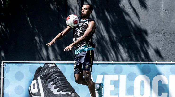 Lucas Braga está na mira do Internacional. Foto: Ivan Storti/ Santos