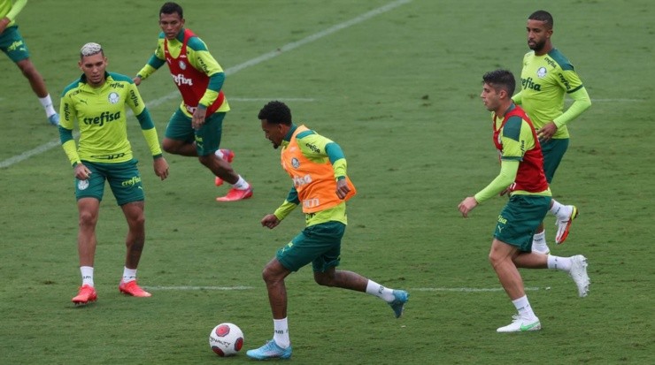 O Palmeiras segue se preparando para a final contra o São Paulo. Foto: César Greco/ Palmeiras