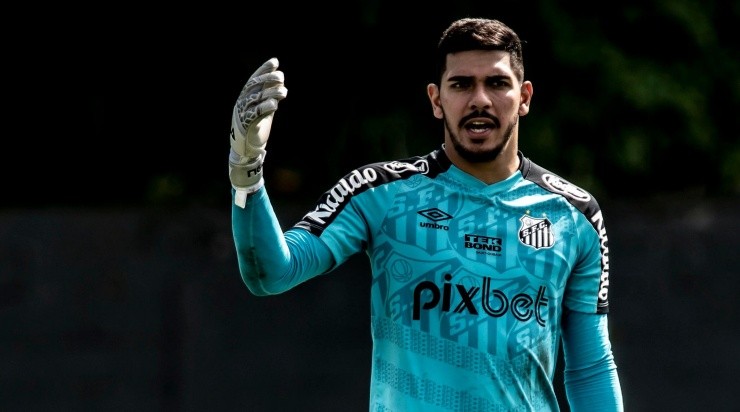 João Paulo saiu em defesa de Fabián Bustos. Foto: Ivan Storti/ Santos FC
