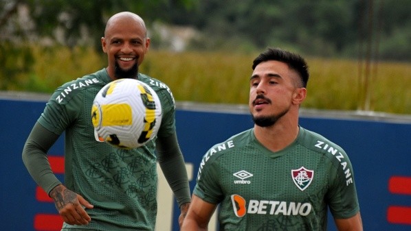 Foto: MAILSON SANTANA/FLUMINENSE FC – Felipe Melo e Willian Bigode custam, juntos, R$ 1 milhão mensais ao Fluminense