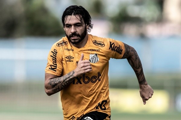 Foto: Ivan Storti/Santos FC – Goulart disputou 30 jogos pelo Santos, com quatro gols e três assistências
