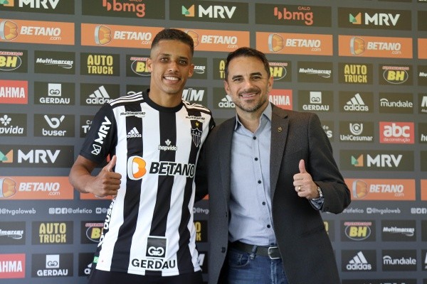 Foto: Bruno Sousa / Atlético – Pedrinho pode ser desfalque do Atlético-MG em quartas da Libertadores diante do Palmeiras