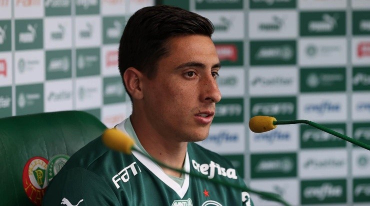 Colo Colo tem o interesse em Merentiel. Foto: César Greco/ Palmeiras