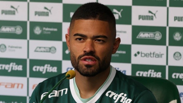 Foto: Cesar Greco – Tabata chegou ao Palmeiras na última janela para vaga de Scarpa