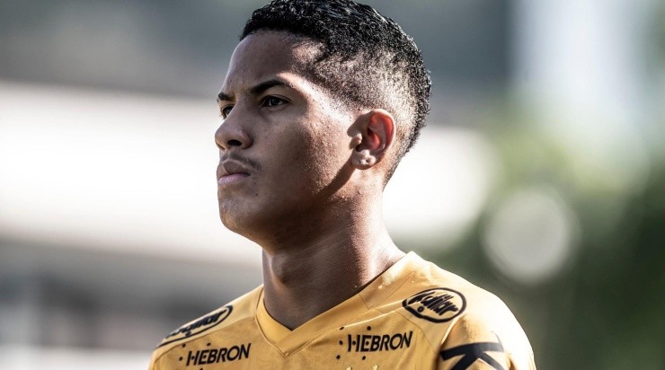 Foto: Ivan Storti/Santos FC/Divulgação - Ângelo: atacante discutiu com torcedores do Santos