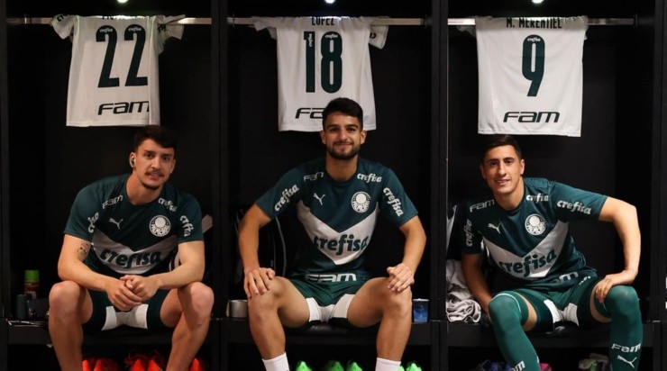 Palmeiras tem 6 estrangeiros no elenco. Foto: César Greco/ Palmeiras