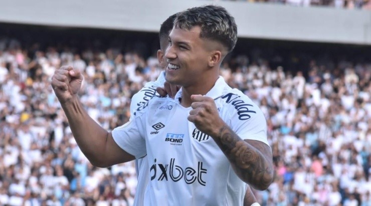 Foto: Ivan Storti/Santos FC/Divulgação - O jovem atacante quer marcar seu nome na história do Peixe