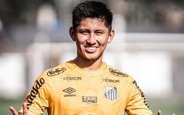 Foto: Raul Baretta/ Santos FC – Boliviano ainda não entrou em campo sob o comando de Odair Hellmann