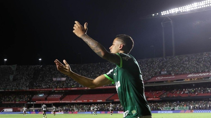 Giovani está na mira do Barcelona. Foto: César Greco/ Palmeiras