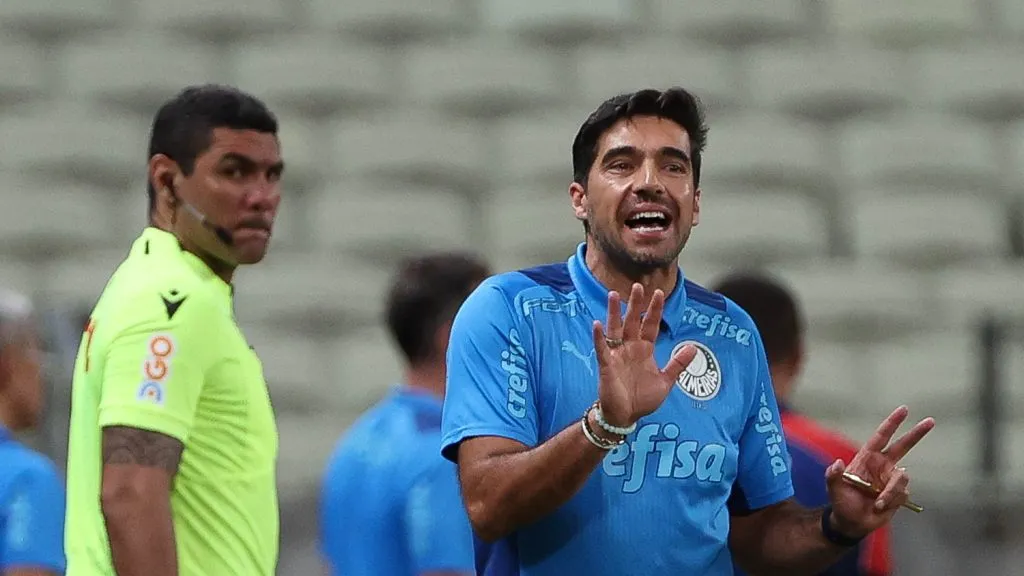 Foto: Cesar Greco/Palmeiras – Abel Ferreira foi expulso de novo