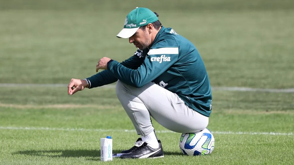 Foto: Cesar Greco/Palmeiras/by Canon – Abel já recebeu 50 cartões desde que chegou ao Palmeiras, no fim de 2020