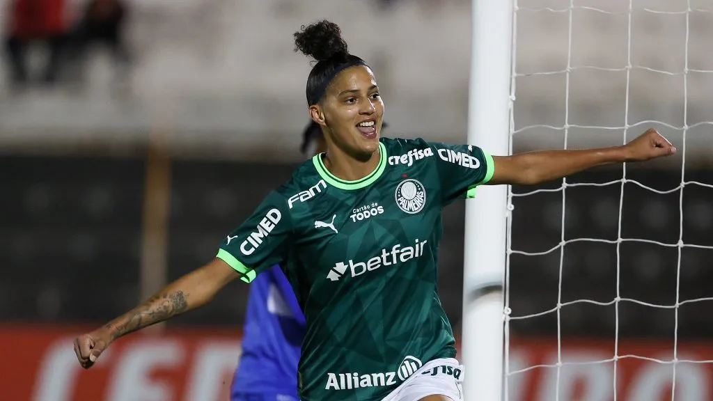 Amanda Gutierres no jogo contra o São José pelo Paulistão Feminino 2023