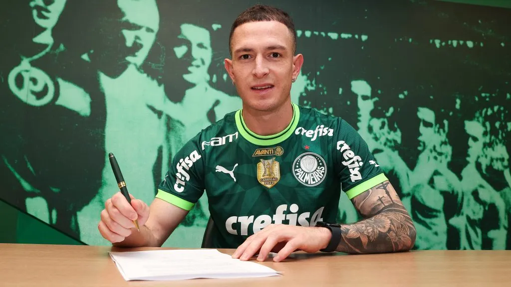 Aníbal Moreno ganhou elogios de Abel Ferreira. Foto: César Greco- Palmeiras