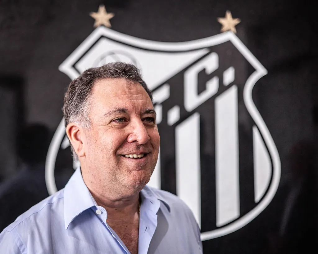 Marcelo Teixeira detalhou a venda de Marcos Leonardo ao Benfica. Foto: Ivan Storti- Santos FC