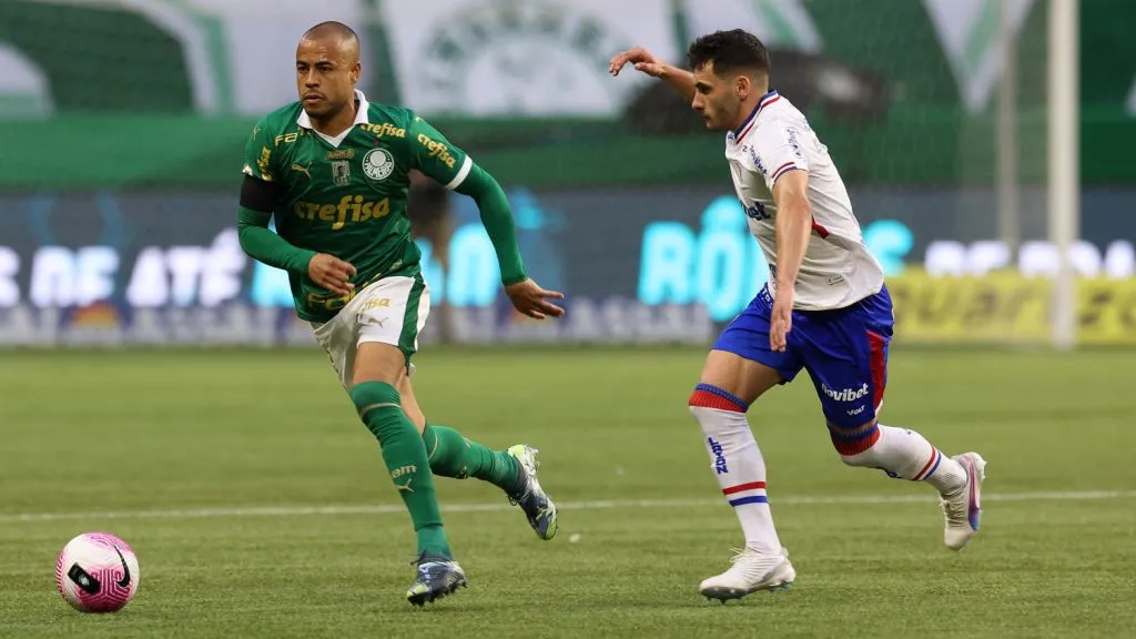 Lateral-direito Mayke teve péssima atuação e falhou no segundo gol do Fortaleza. Mas VAR deveria ter anulado – Foto; César Greco/Ag. Palmeiras
