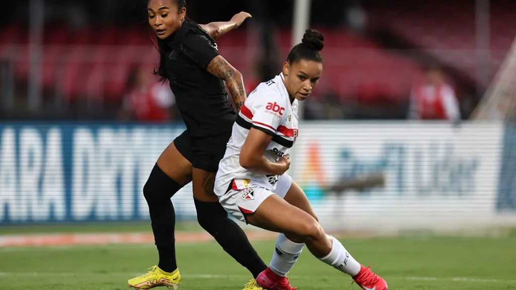 Jogadoras do Corinthians e São Paulo na final da Supercopa Feminina 2025