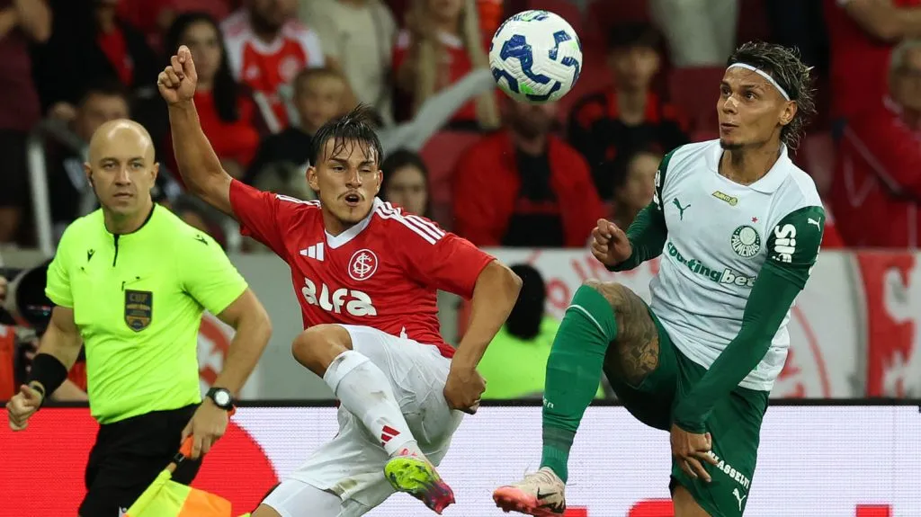 Internacional x Palmeiras, no Estádio Beira-Rio. (Foto: Cesar Greco/Palmeiras/by Canon)
