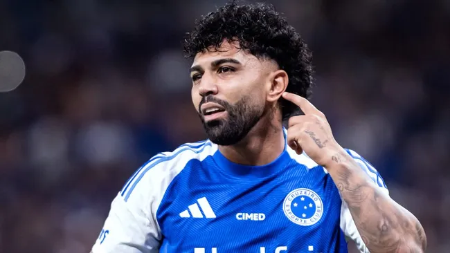 Gabigol em Cruzeiro x Flamengo, no Mineirão