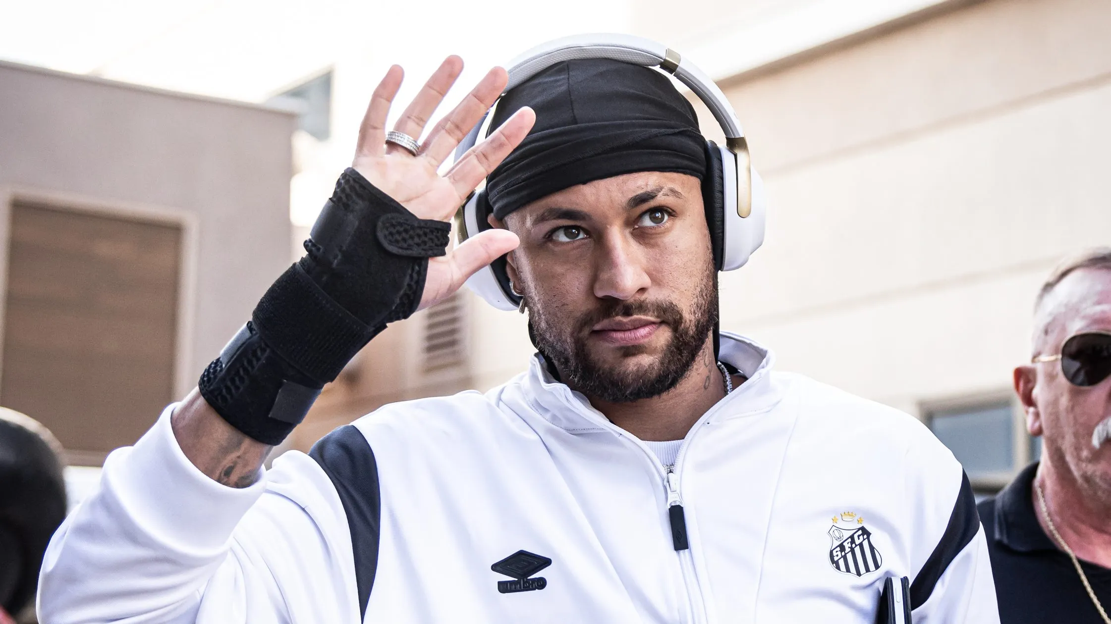 Neymar antes do duelo do ano passado diante do Mirassol