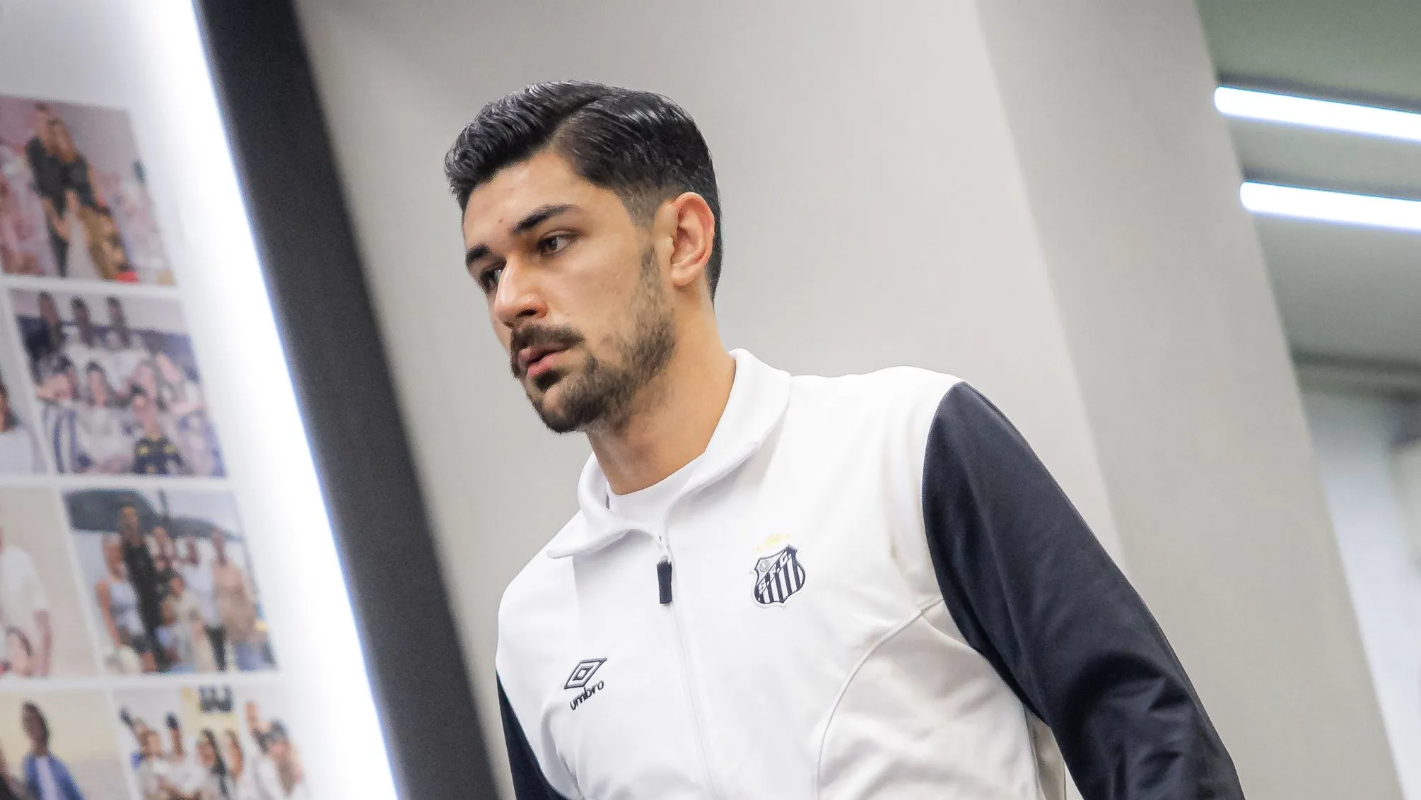 João Basso durante partida do Peixe no Morumbis – Raul Baretta / Santos FC